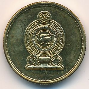 Монета 1 рупия. 2013г. Шри-Ланка. (VF)