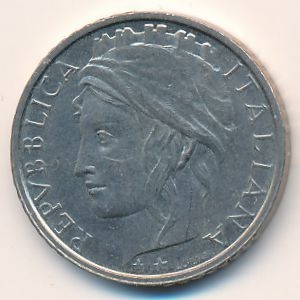 Монета 100 лир. 1994г. Италия. (F)